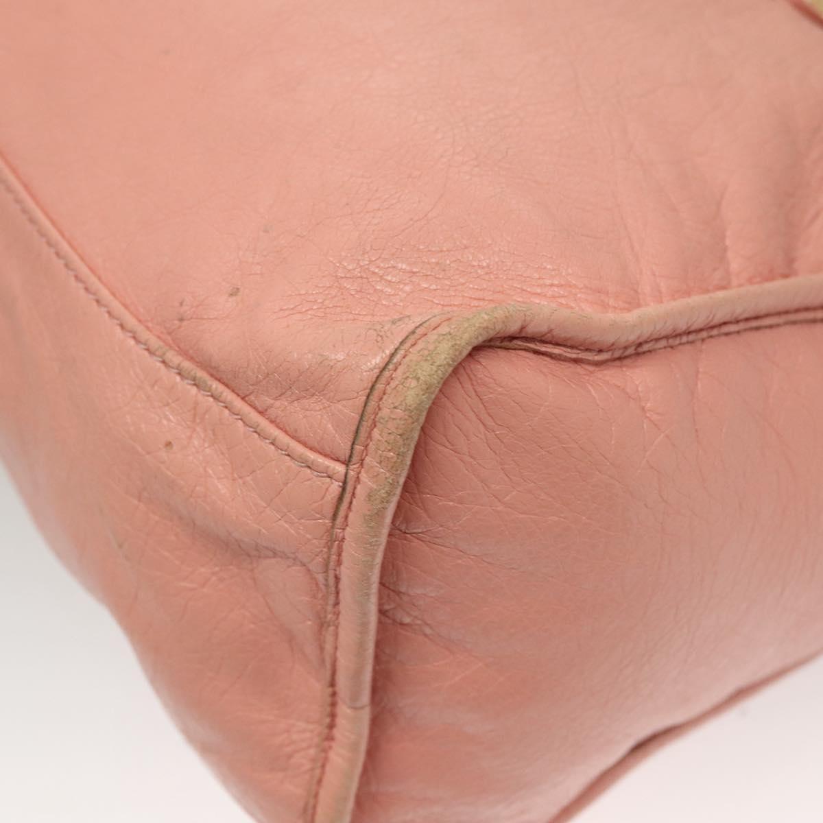 Balenciaga City, Pink, Leather, handbag