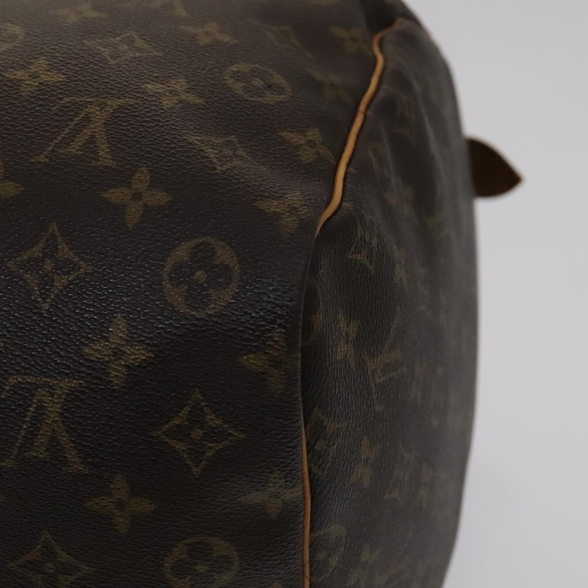Louis Vuitton Keepall 60, Brown, Canvas, travel