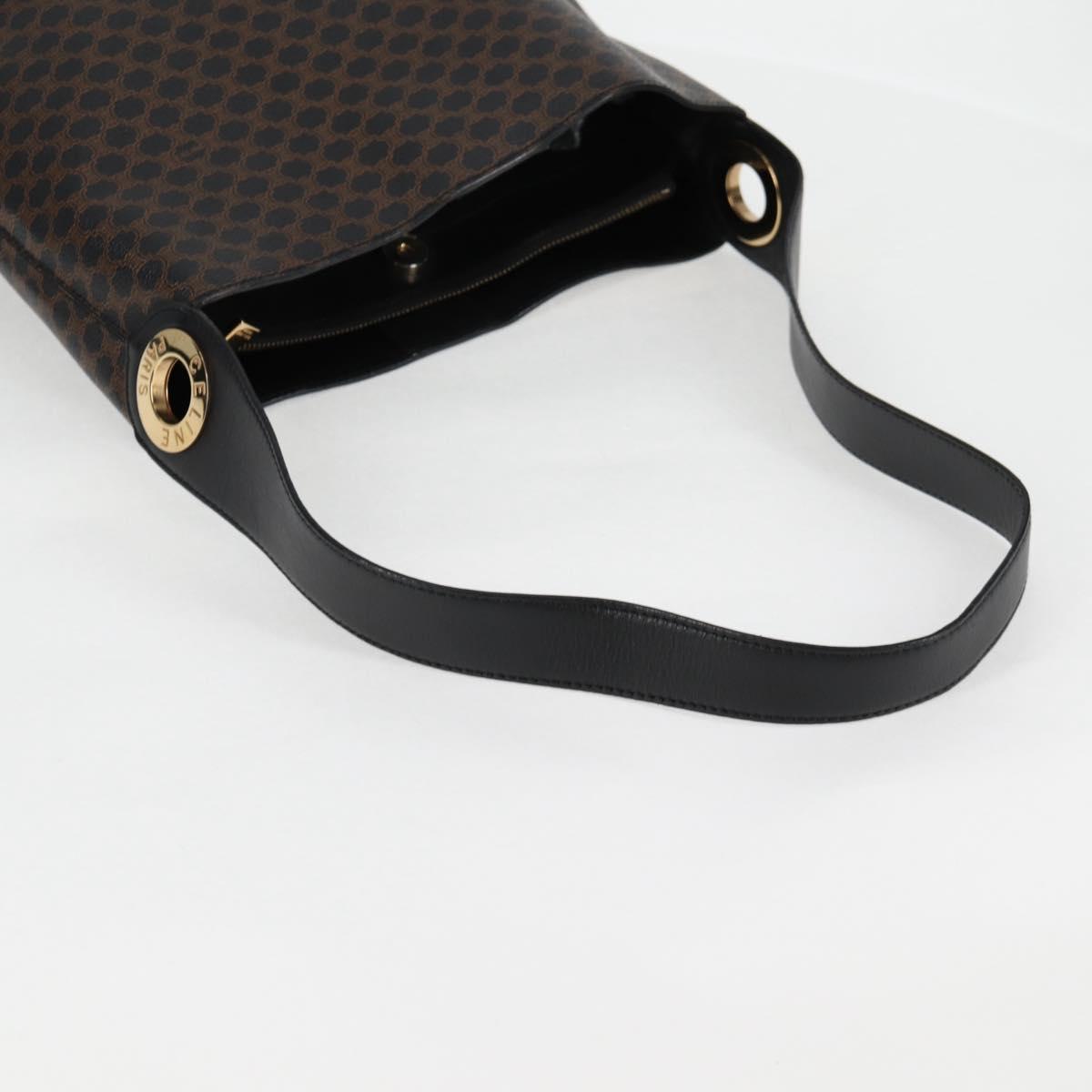 Céline Hobo, Black, Canvas, shoulder