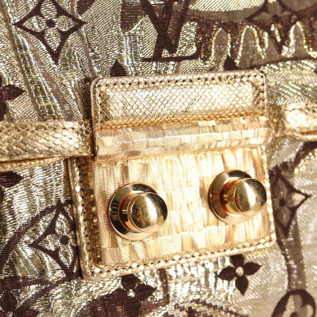 Louis Vuitton, Gold, Canvas, clutch
