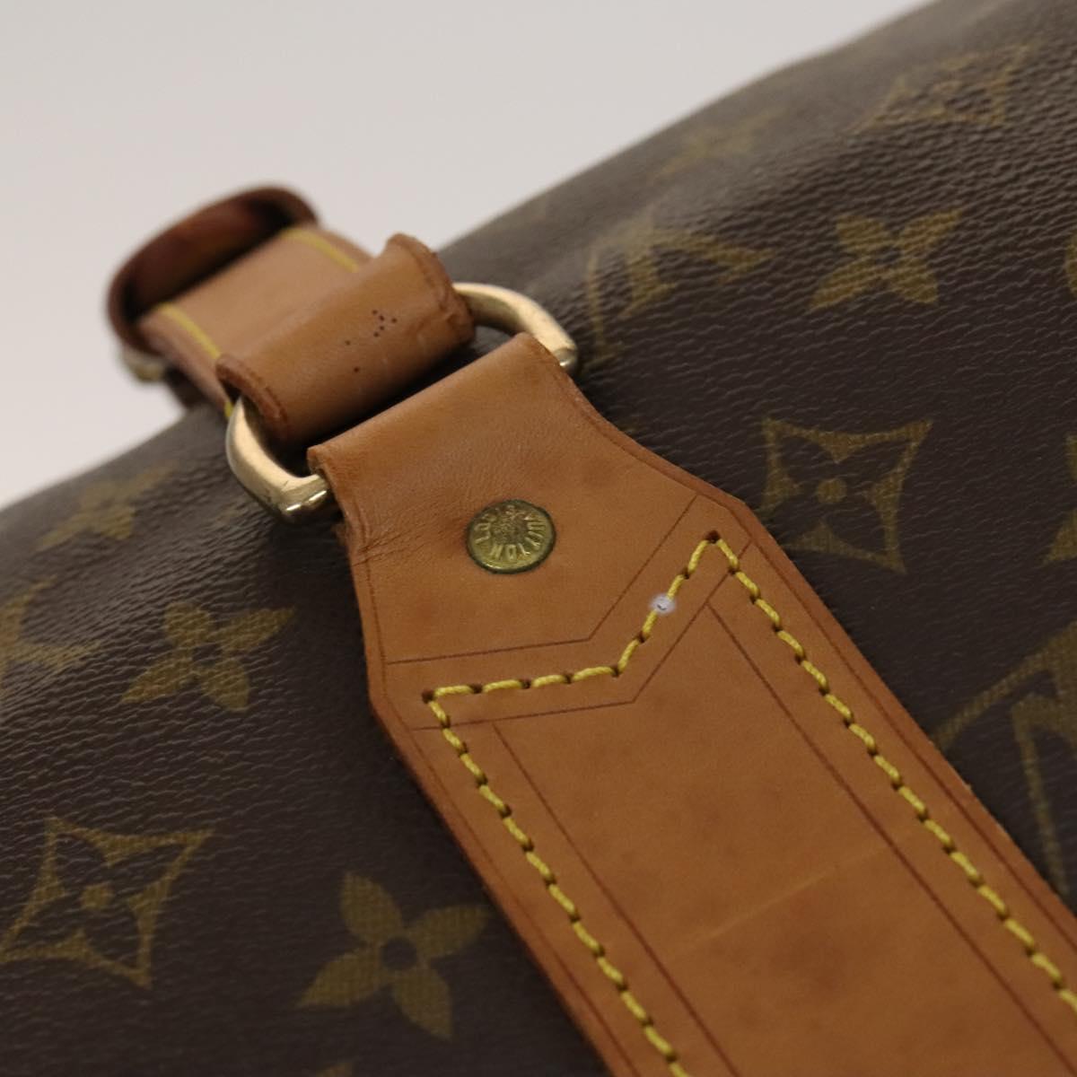 Louis Vuitton Polochon, Brown, Leather, travel