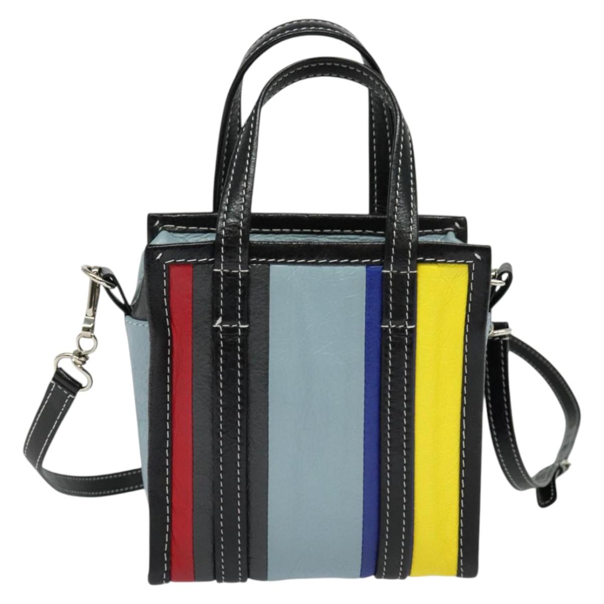 Balenciaga Bazar, Multicolour, Leather, handbag