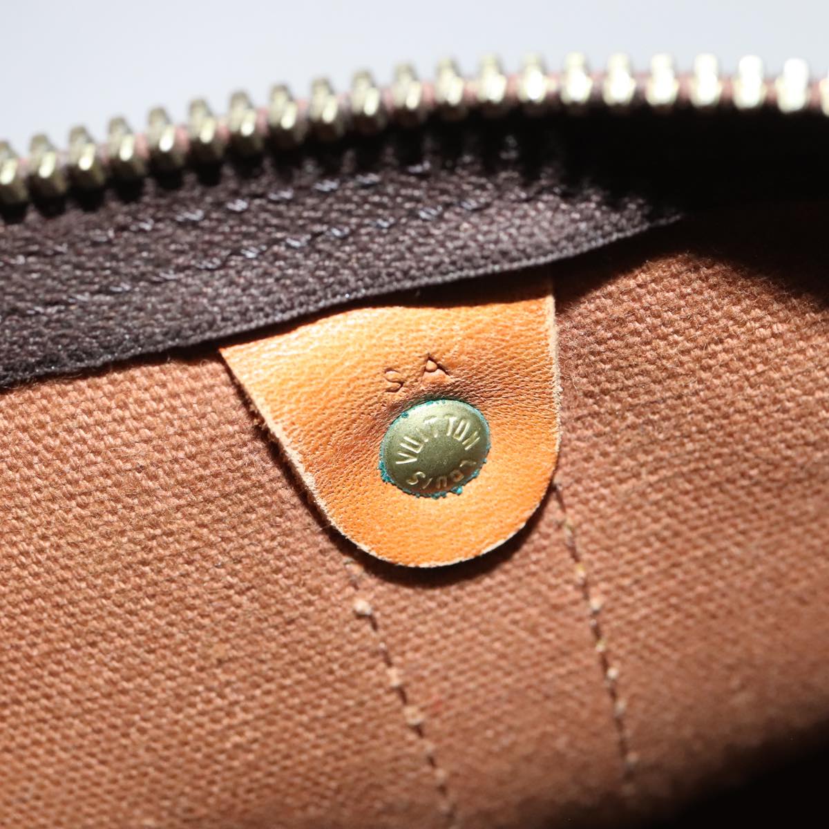Louis Vuitton Keepall 60, Brown, Canvas, travel