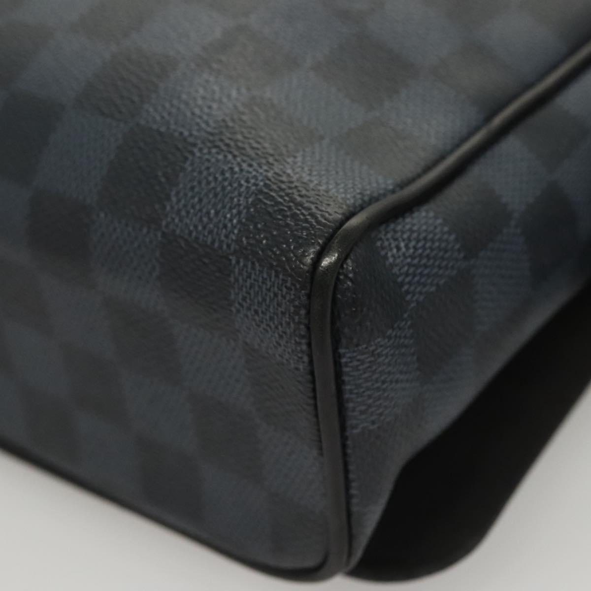Louis Vuitton District, Grey, Canvas, shoulder