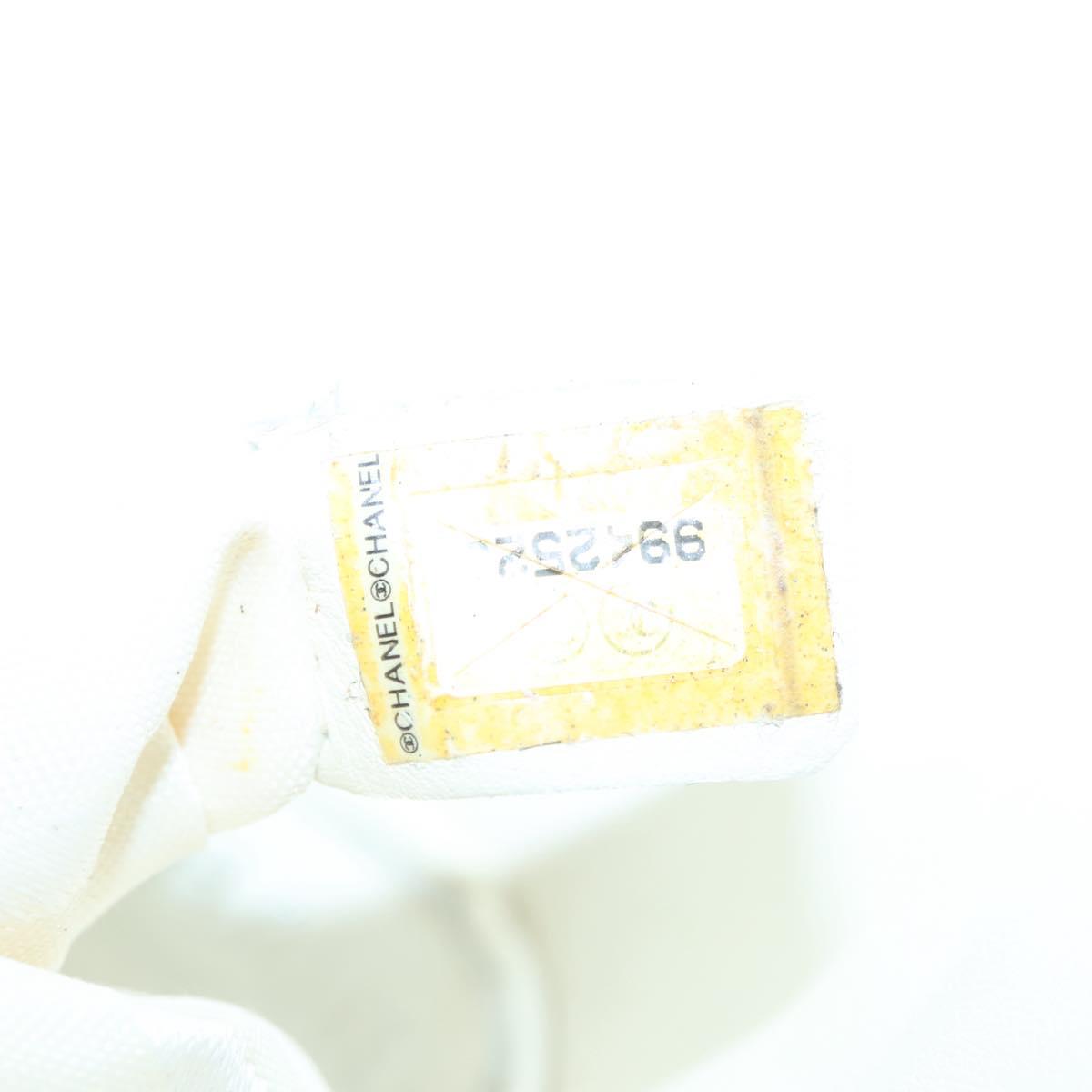 Chanel Cambon, White, Leather, shoulder