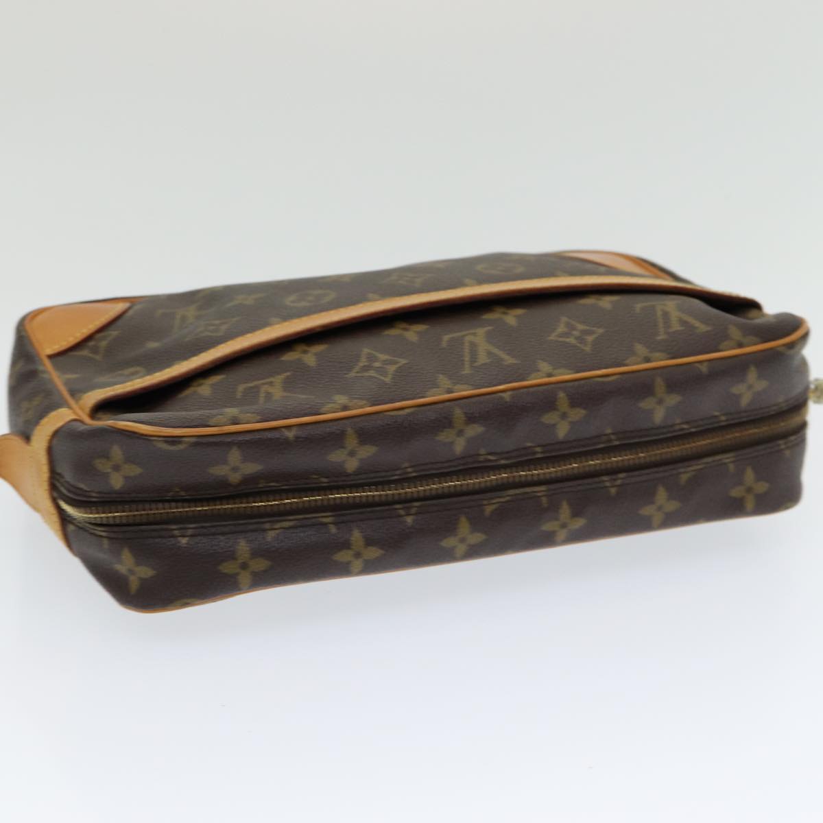 Louis Vuitton Compiegne 28, Brown, Canvas, clutch