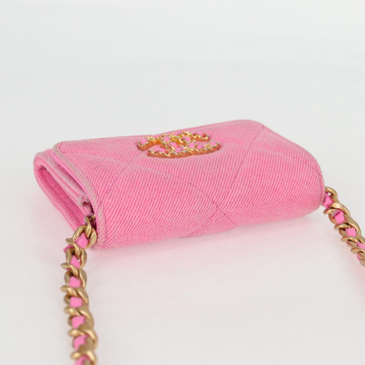 Chanel Trendy CC, Pink, Canvas, shoulder