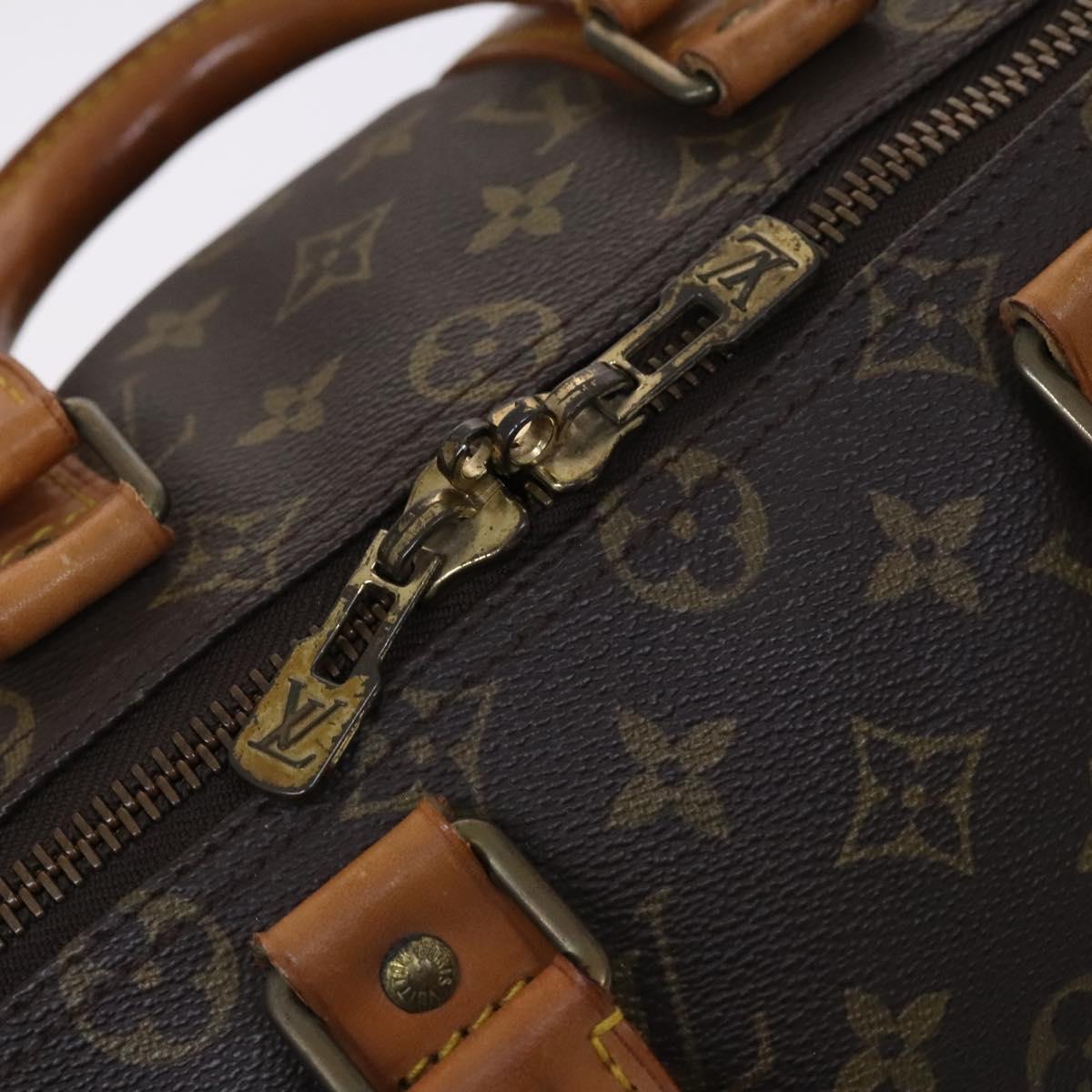 Louis Vuitton Keepall 45, Brown, Canvas, travel