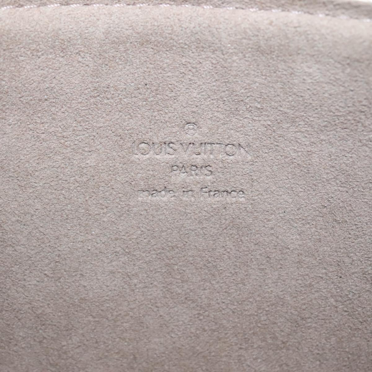 Louis Vuitton Pochette Accessoire, Black, Canvas, clutch