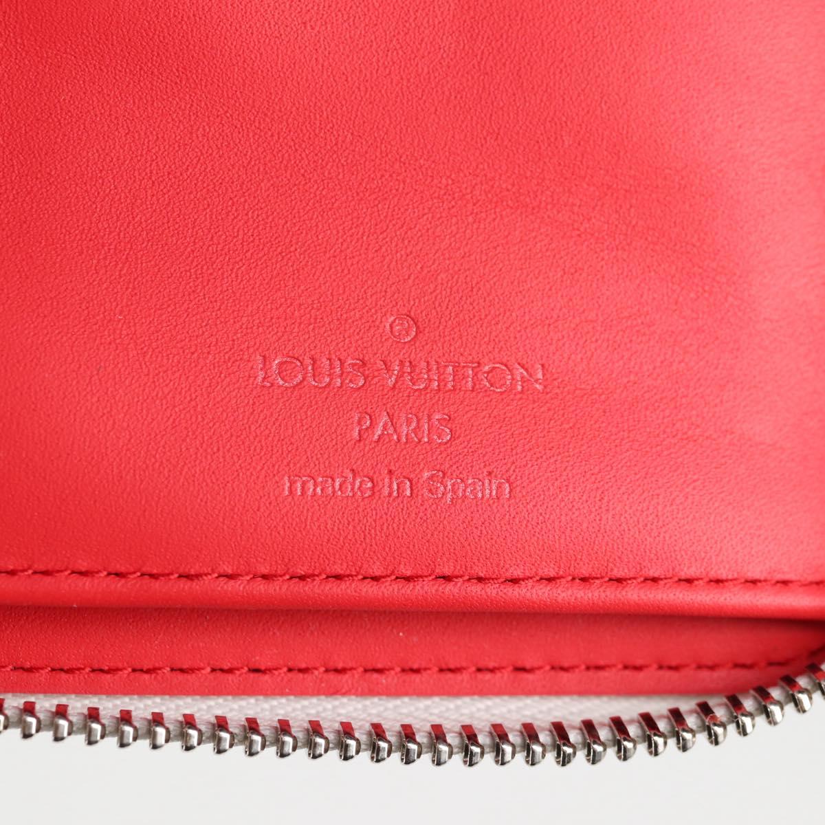Louis Vuitton Zippy Wallet Vertical, White, Leather, wallet