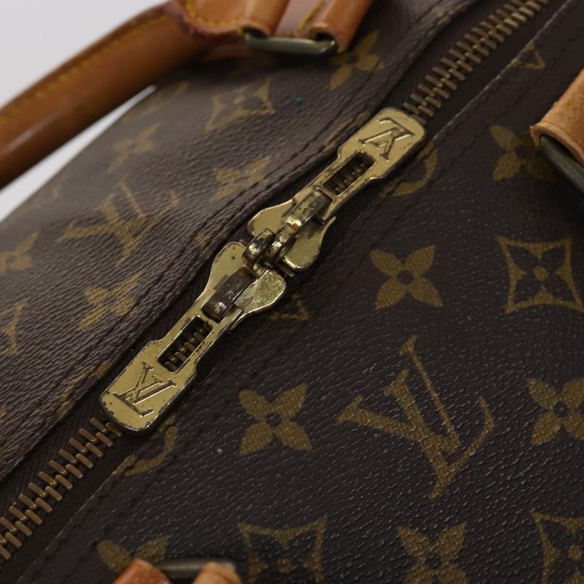 Louis Vuitton Keepall 60, Brown, Canvas, travel