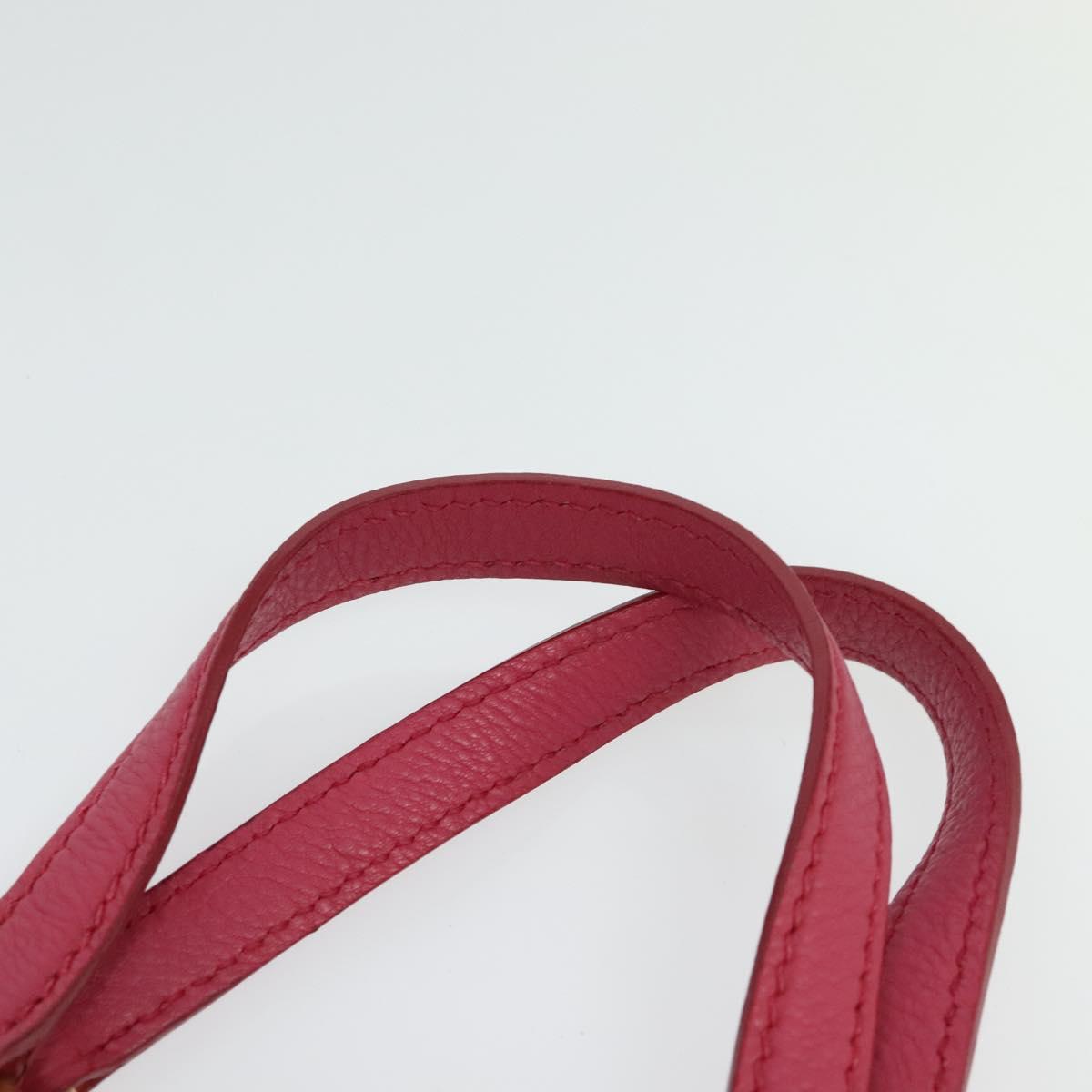 Miu Miu Vitello, Pink, Leather, handbag