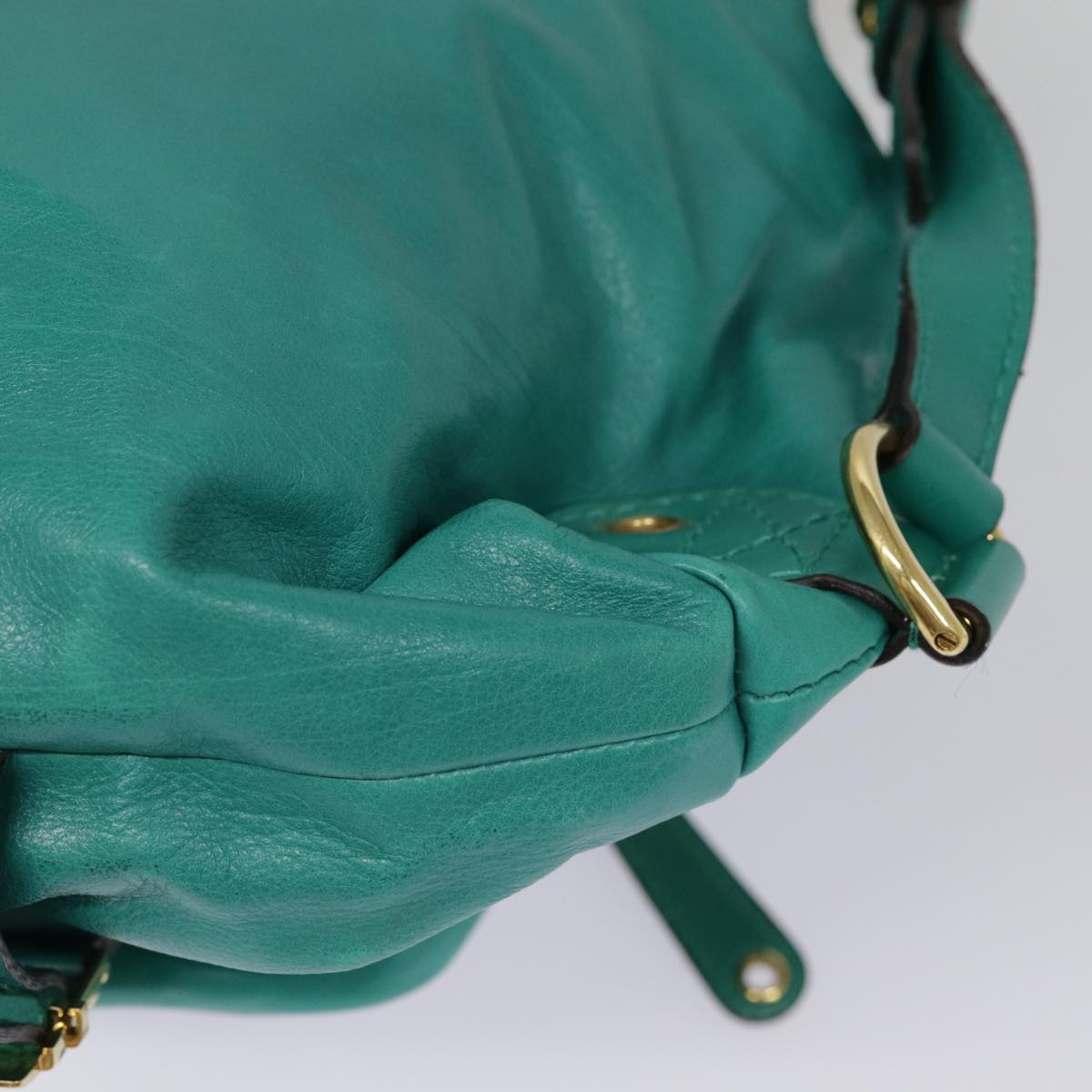 Gucci, Green, Leather, backpack