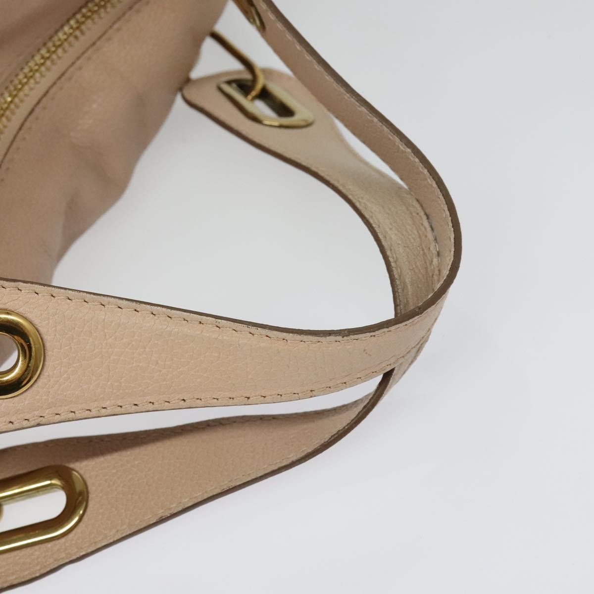Chloé Paraty, Beige, Leather, handbag