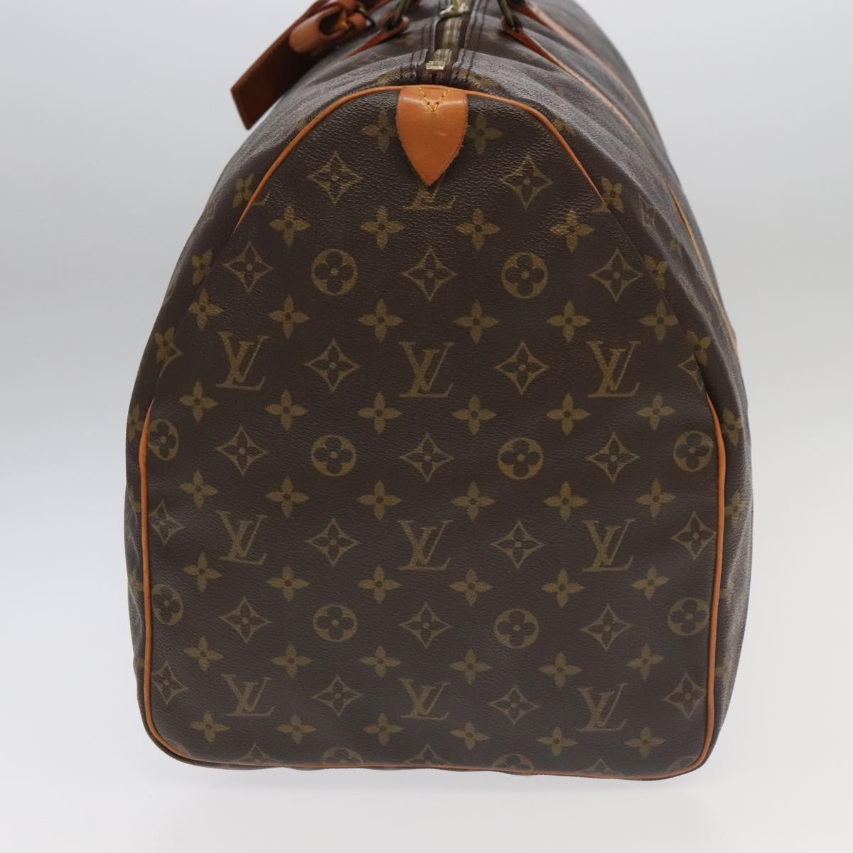 Louis Vuitton Keepall 60, Brown, Canvas, travel