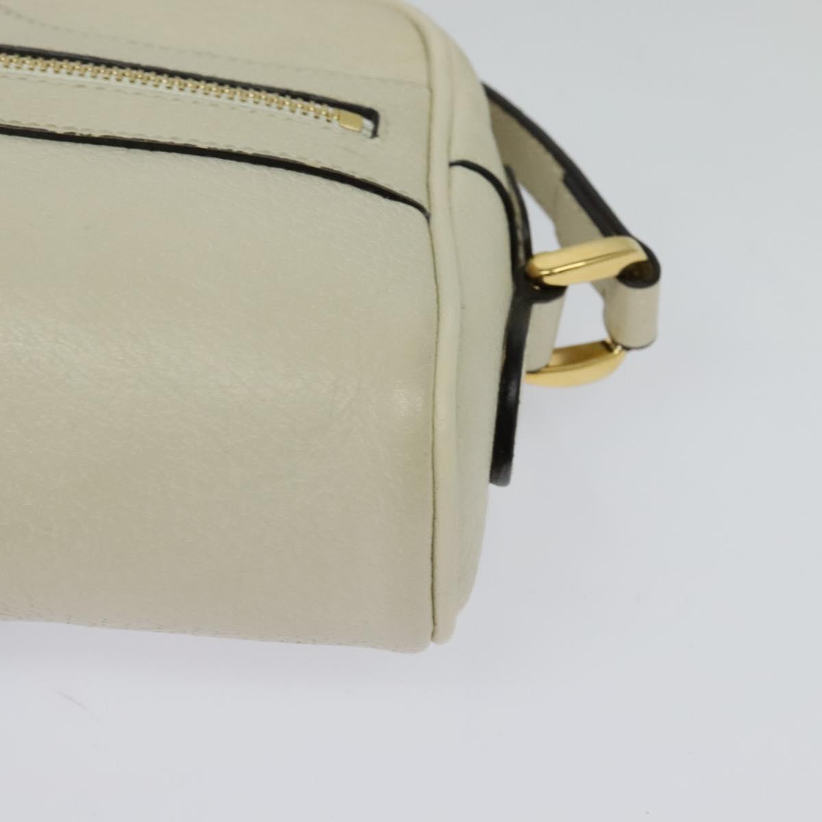 Gucci Ophidia, White, Leather, shoulder