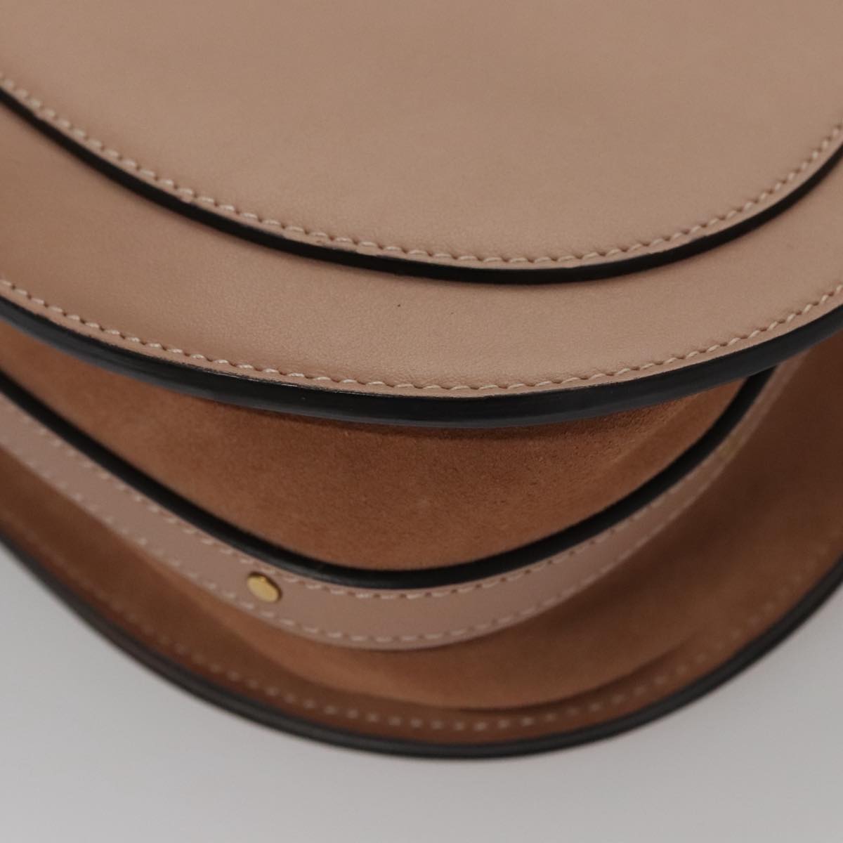Chloé Nile, Beige, Leather, handbag
