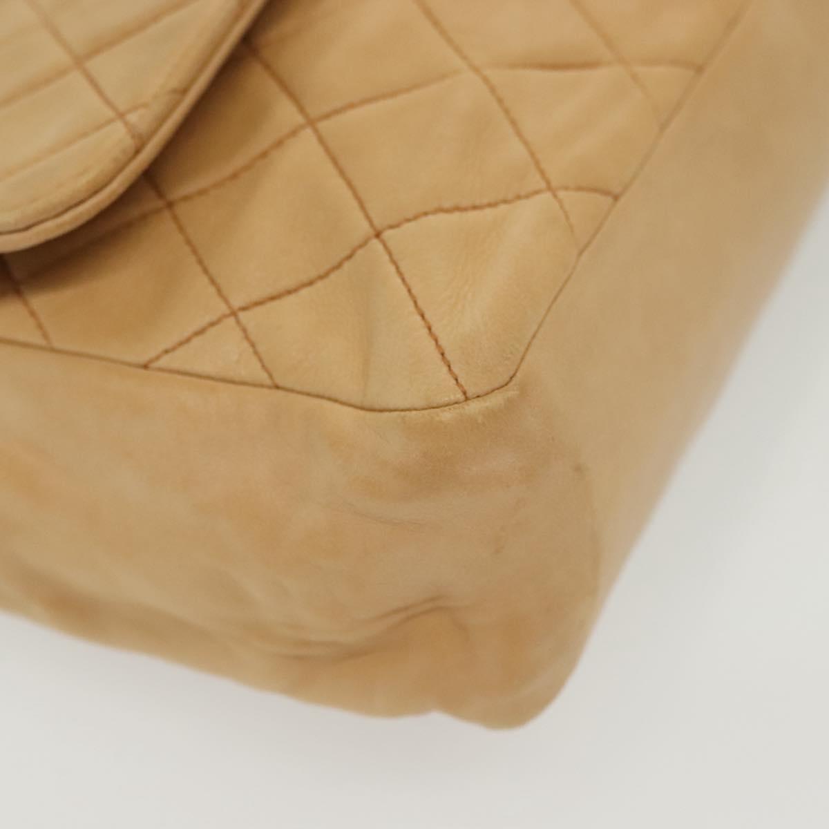 Chanel Matelassé, Brown, Leather, shoulder