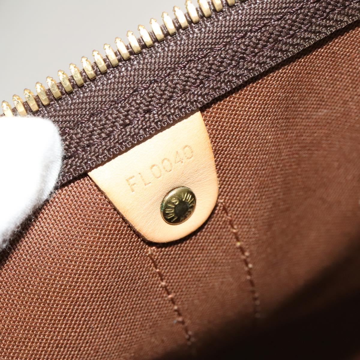 Louis Vuitton Keepall 60, Brown, Canvas, travel