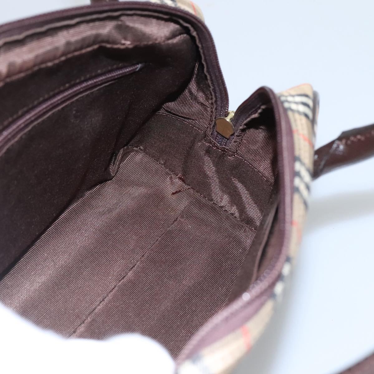 Burberry Nova Check, Beige, Canvas, handbag