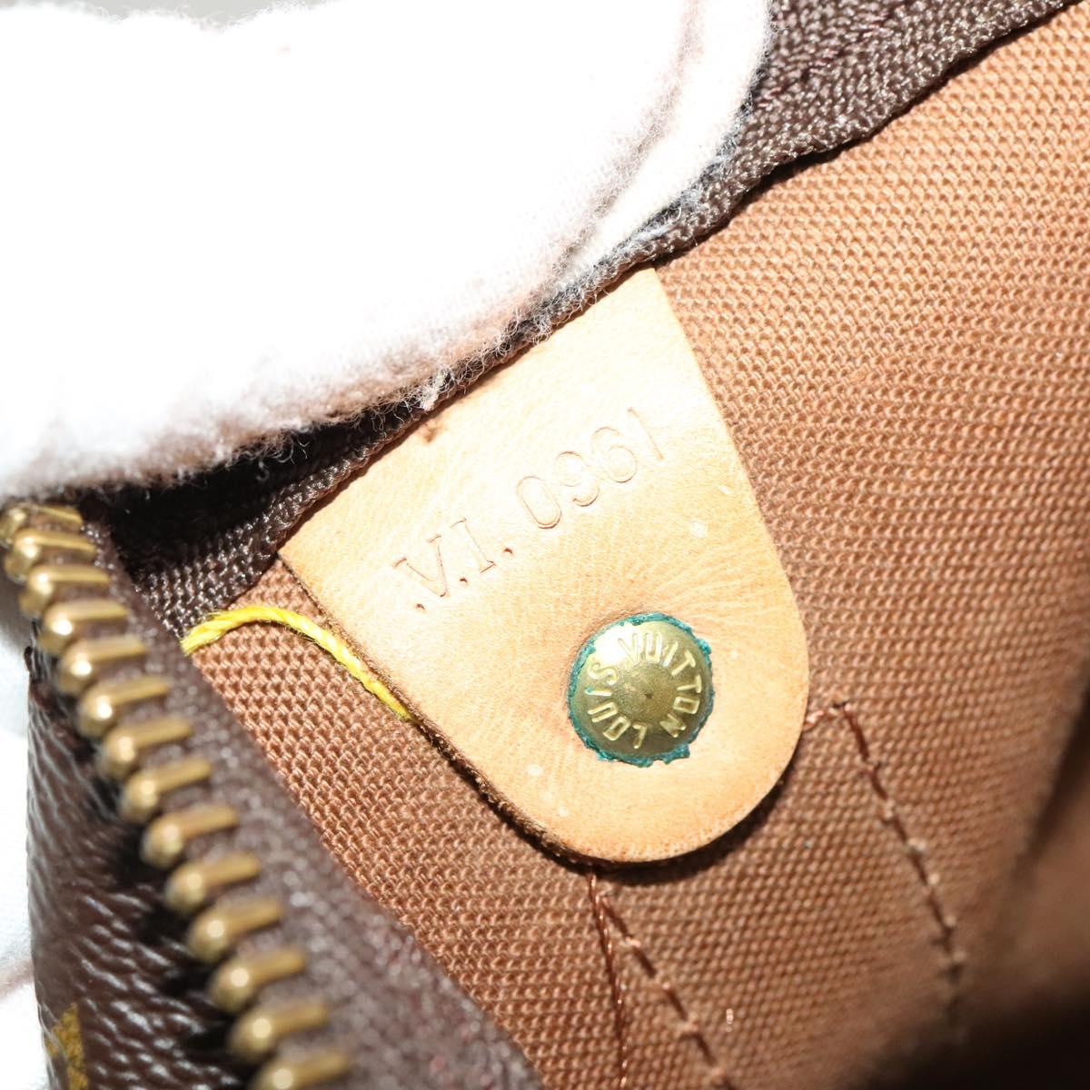 Louis Vuitton Keepall 60, Brown, Canvas, travel