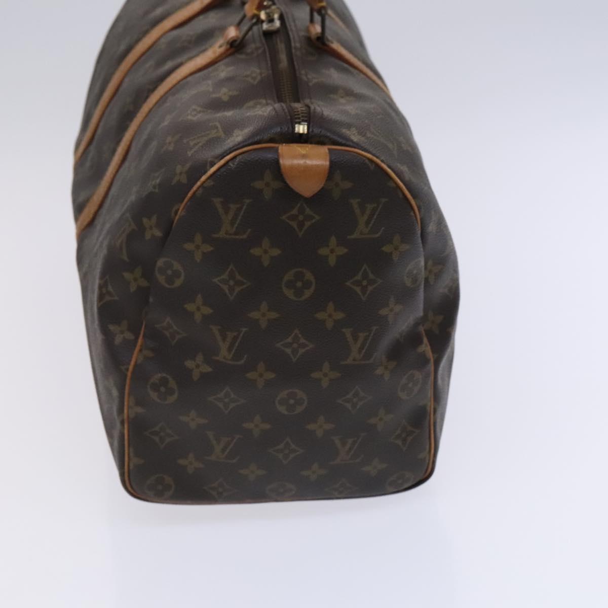 Louis Vuitton Keepall 45, Brown, Canvas, travel