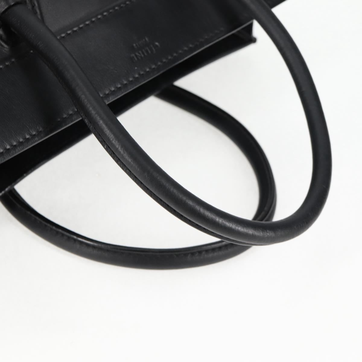 Céline Luggage Phantom, Black, Leather, tote