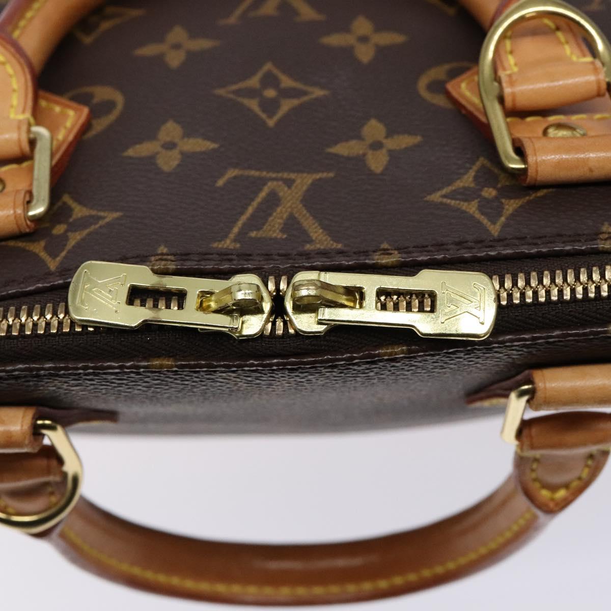 Louis Vuitton Alma, Brown, Canvas, handbag