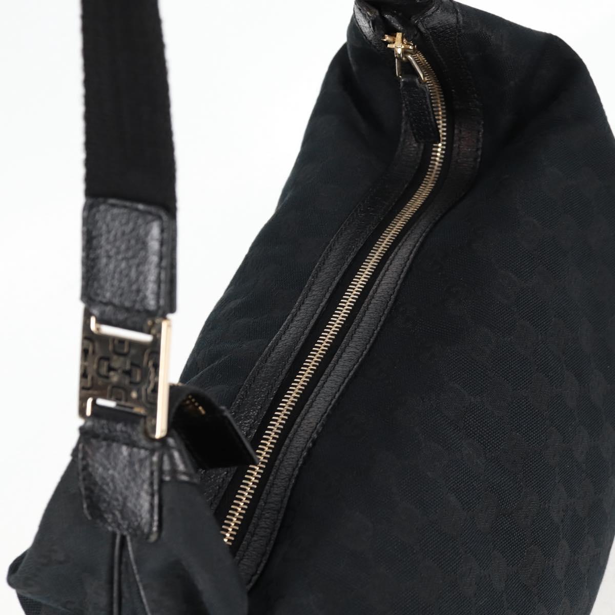 Gucci GG canvas, Black, Canvas, shoulder