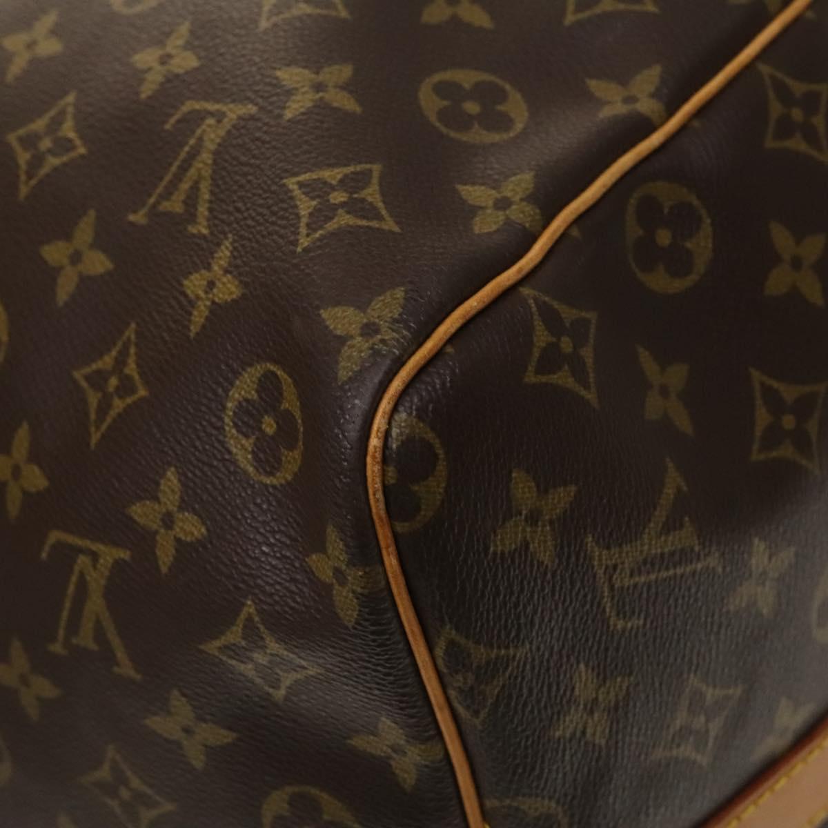 Louis Vuitton Keepall Bandoulière 60, Brown, Canvas, travel