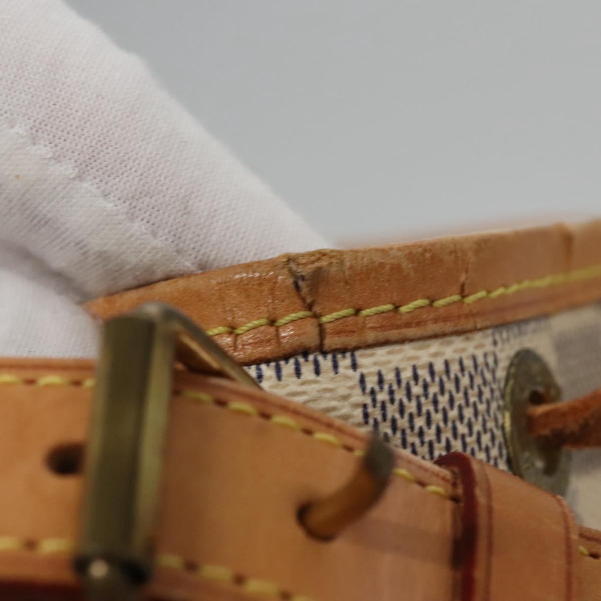 Louis Vuitton Noé BB, Grey, Canvas, shoulder