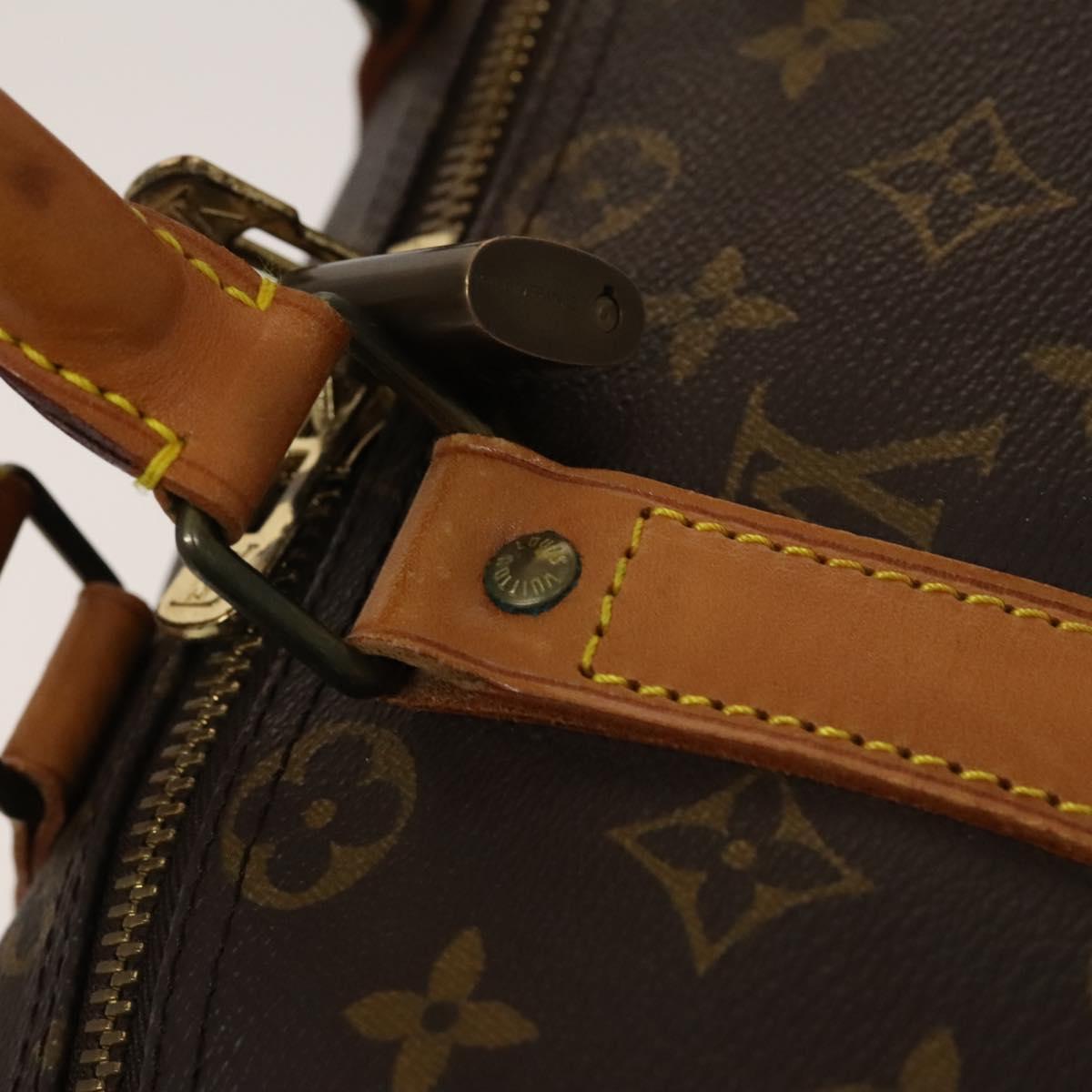 Louis Vuitton Keepall 45, Brown, Canvas, travel