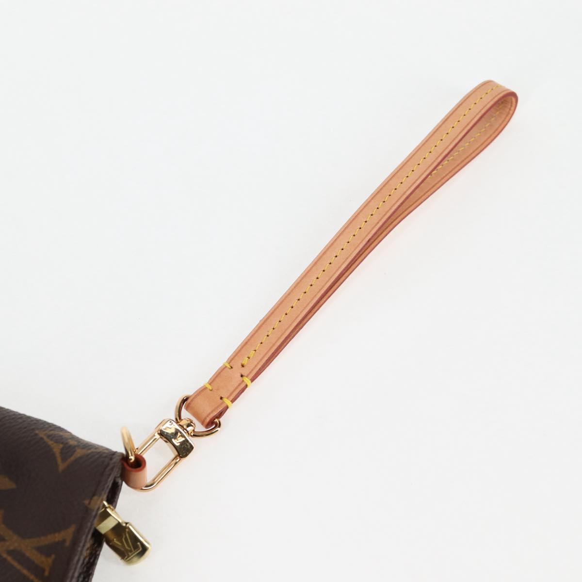 Louis Vuitton Partition, Brown, Canvas, clutch