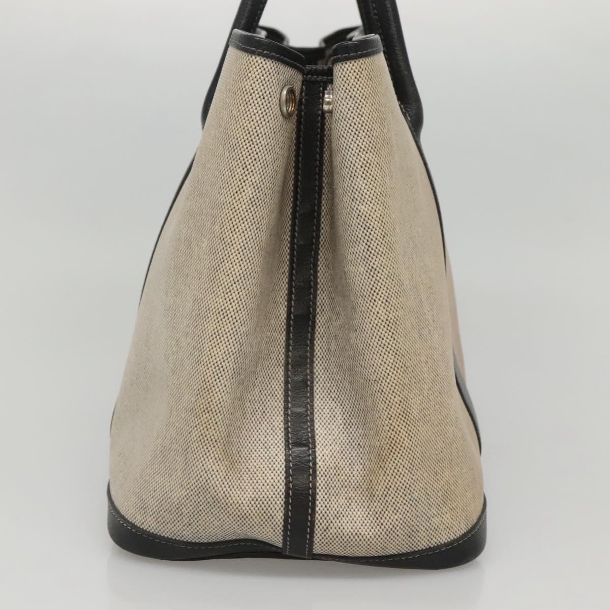 Hermès Garden Party, Beige, Canvas, tote