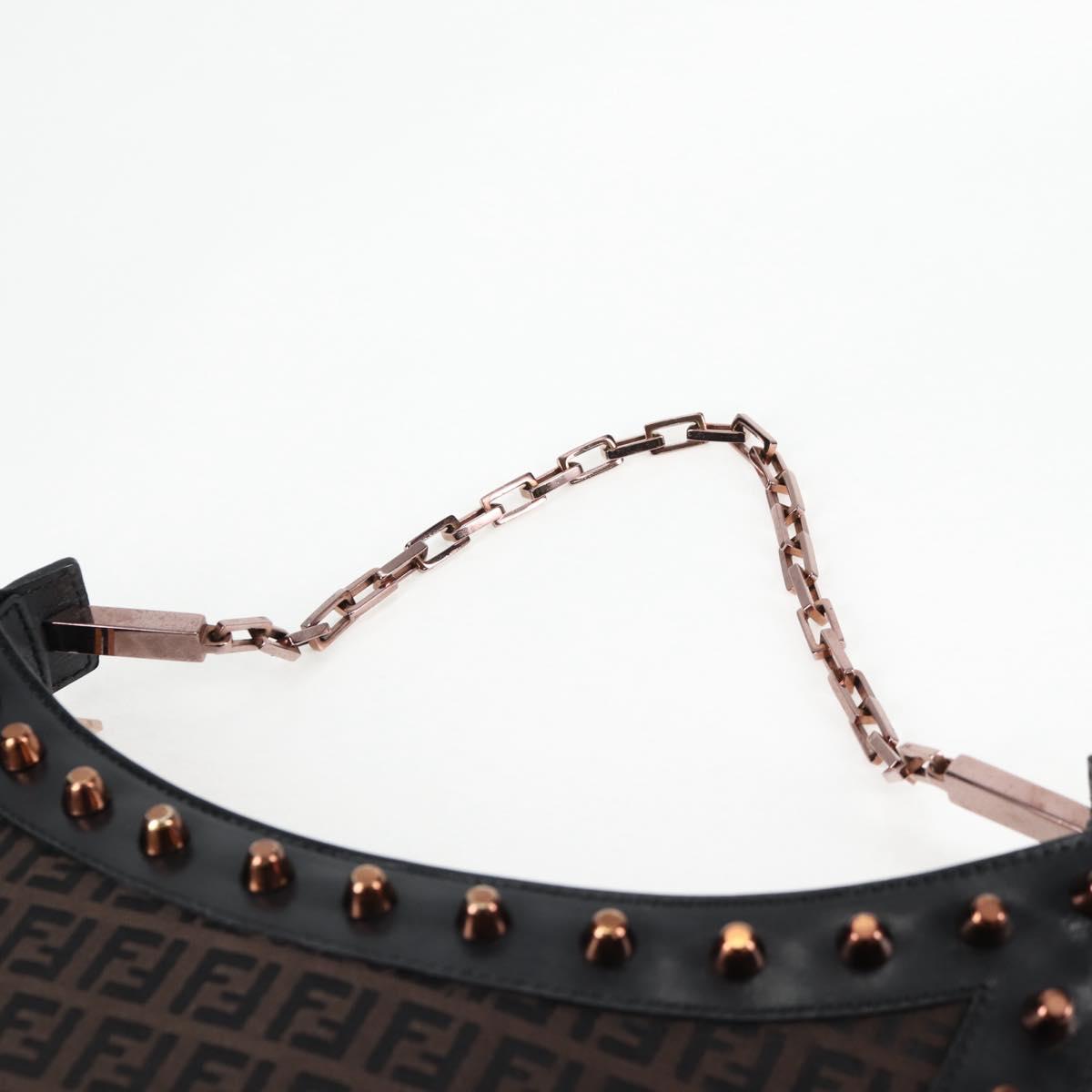 Fendi, Black, Canvas, shoulder