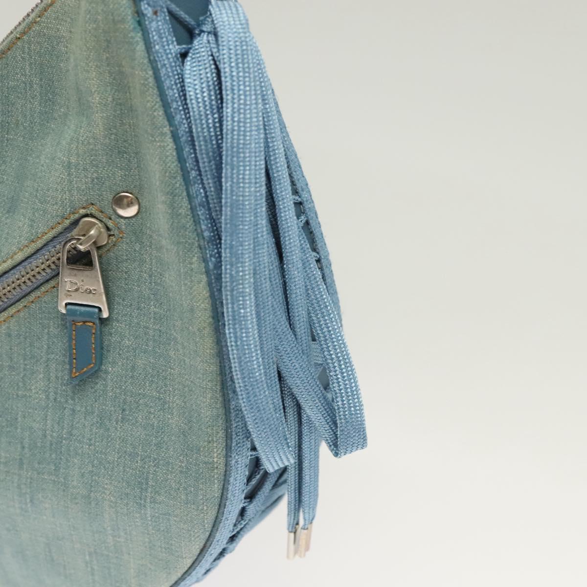 Dior Admit It, Blue, Canvas, shoulder