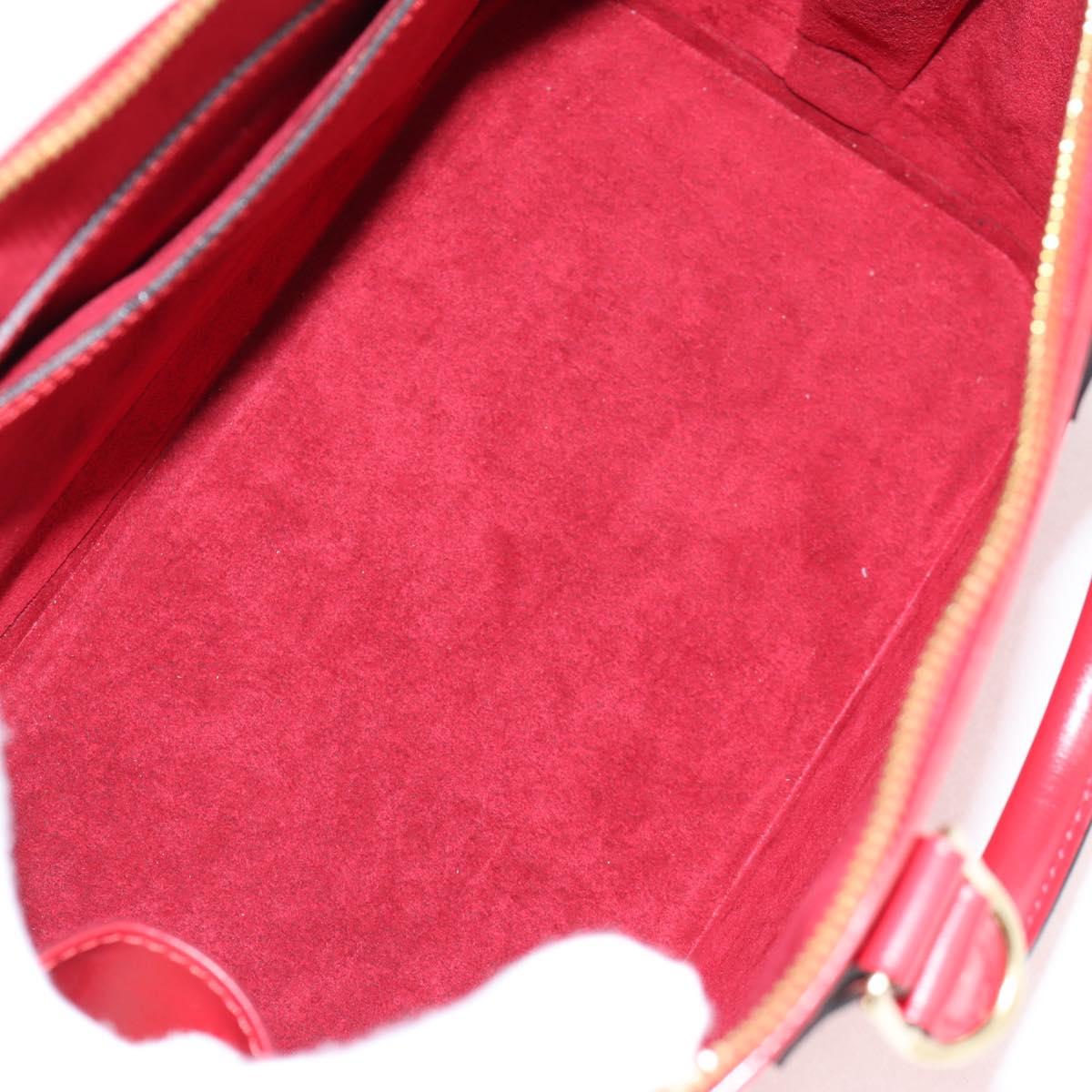 Louis Vuitton Alma, Red, Leather, handbag