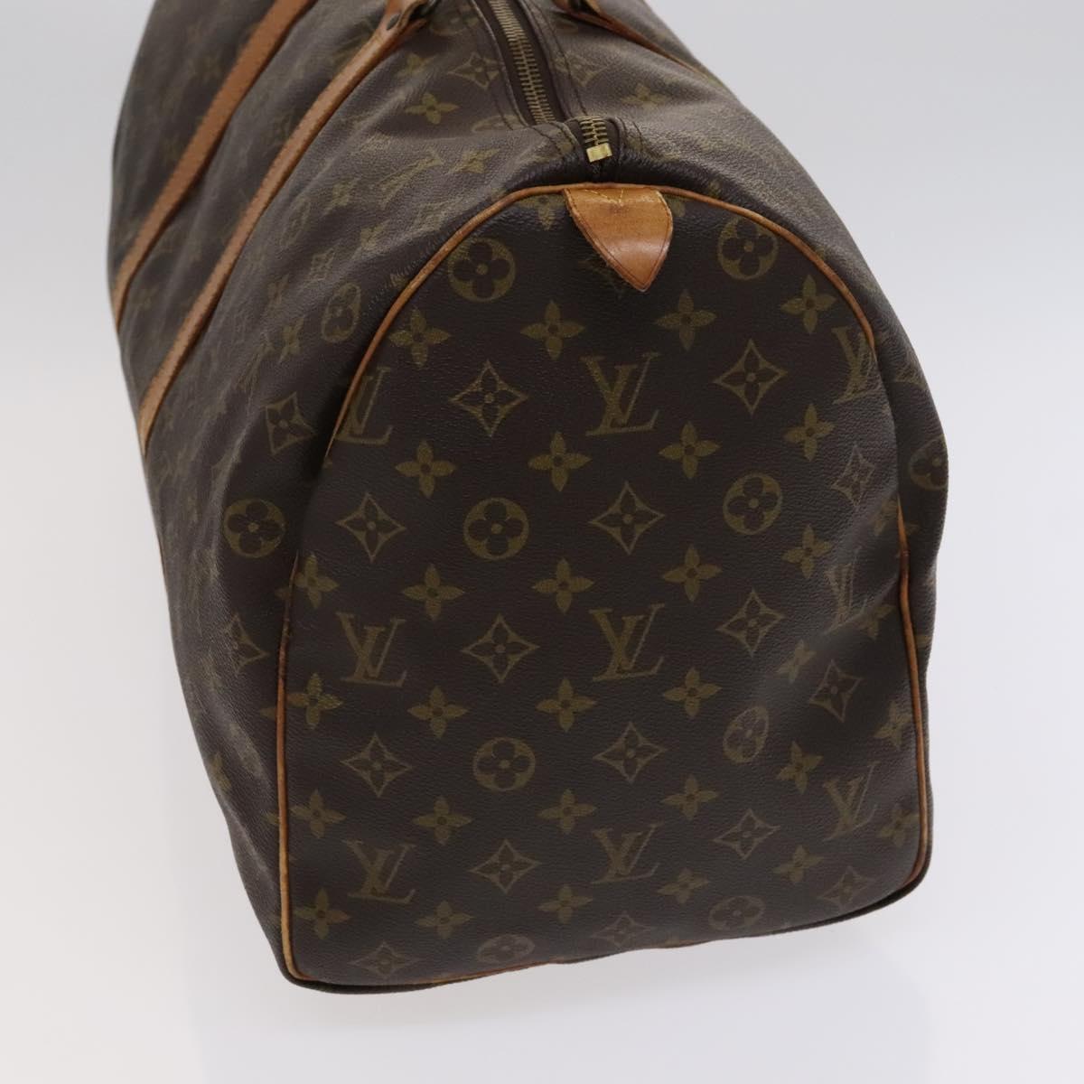 Louis Vuitton Keepall 50, Brown, Canvas, travel