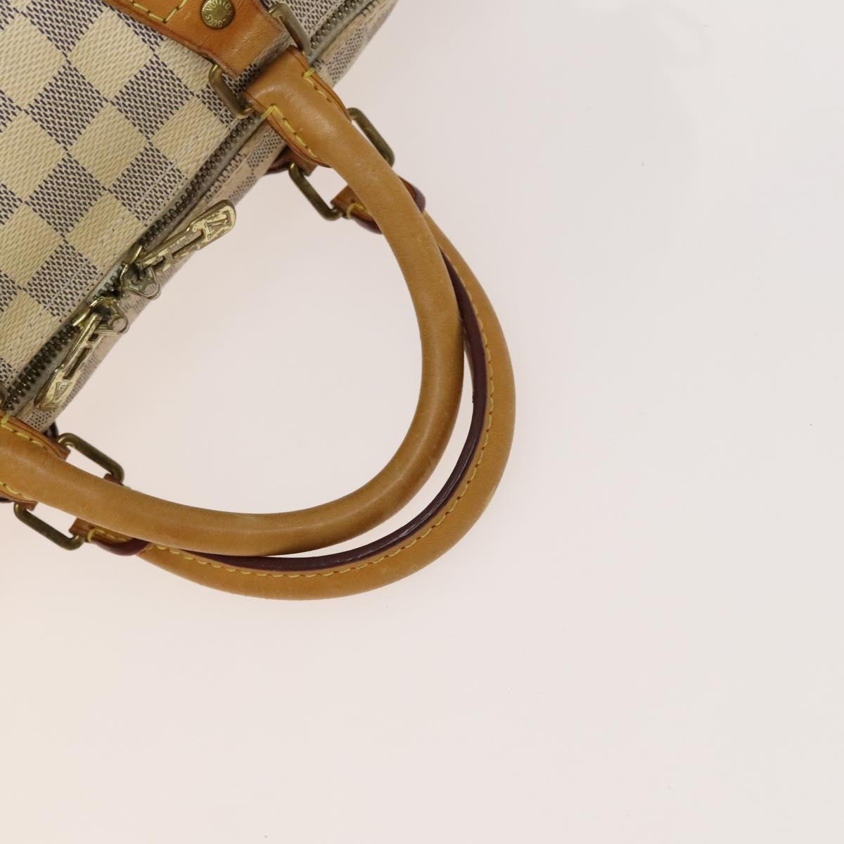 Louis Vuitton Speedy Bandoulière 30, White, Canvas, handbag
