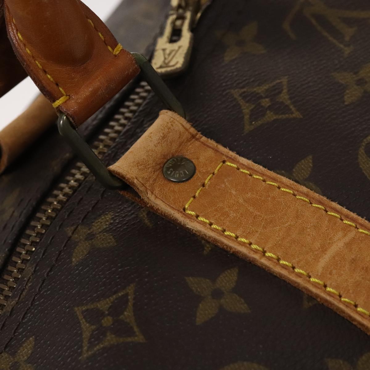 Louis Vuitton Keepall Bandoulière 60, Brown, Canvas, travel