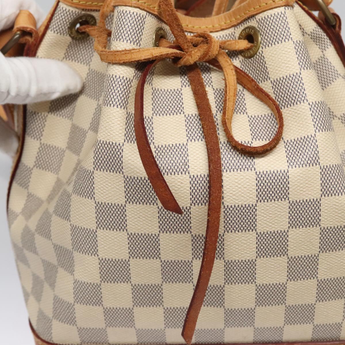 Louis Vuitton Noé BB, Grey, Canvas, shoulder