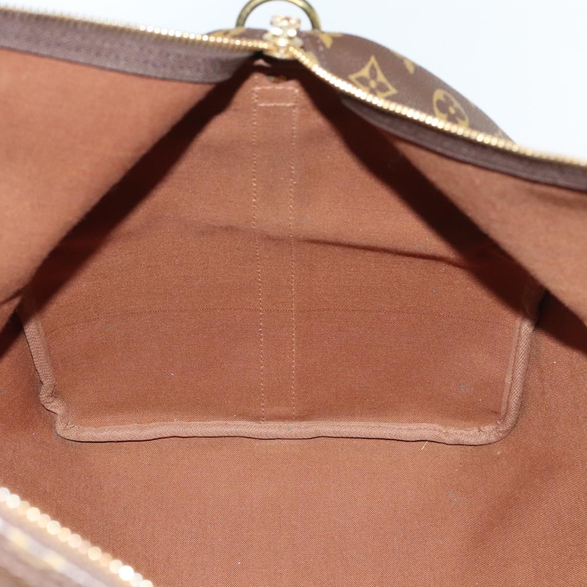 Louis Vuitton Keepall Bandoulière 60, Brown, Canvas, travel