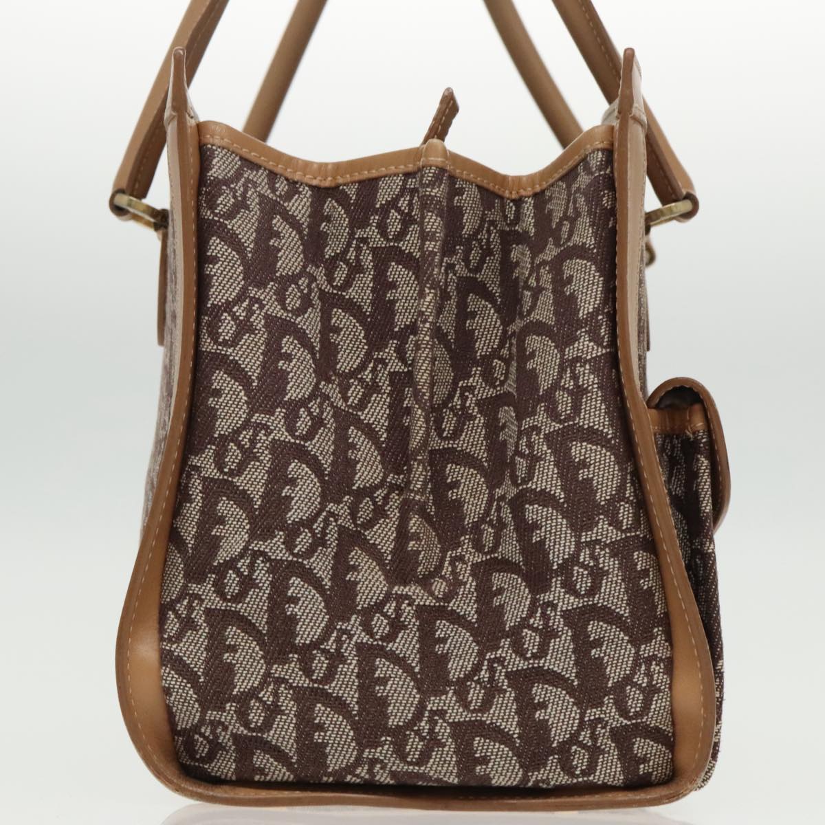 Dior Trotter, Brown, Canvas, handbag