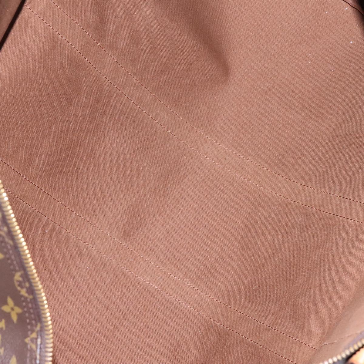 Louis Vuitton Keepall 55, Brown, Canvas, travel