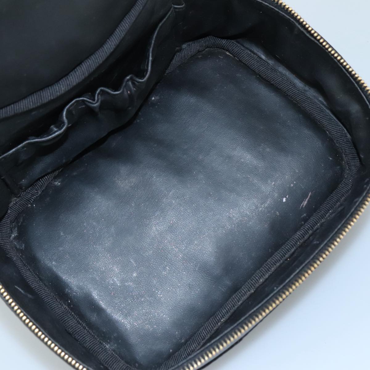 Chanel Vanity, Black, Leather, clutch