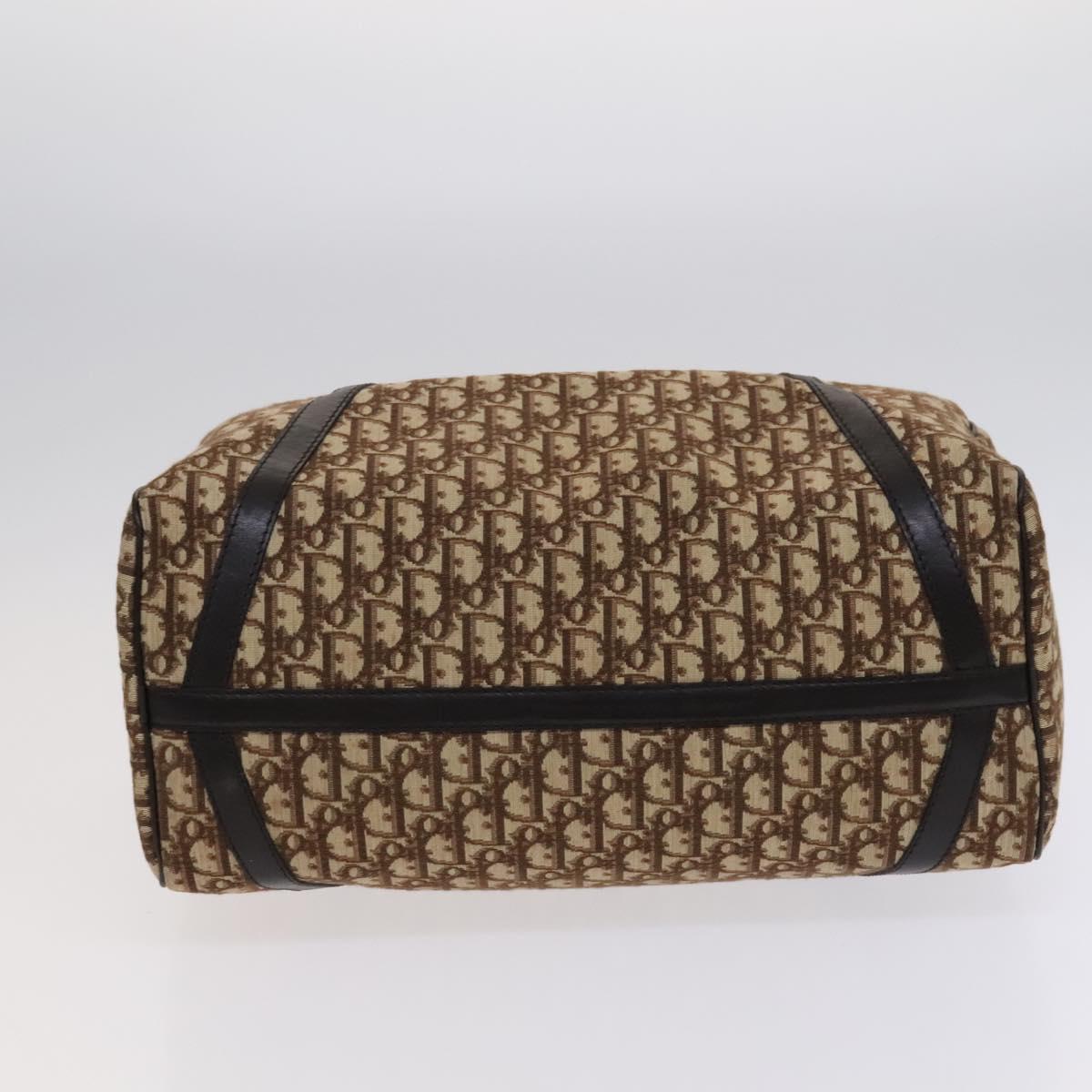 Dior Boston, Brown, Canvas, travel