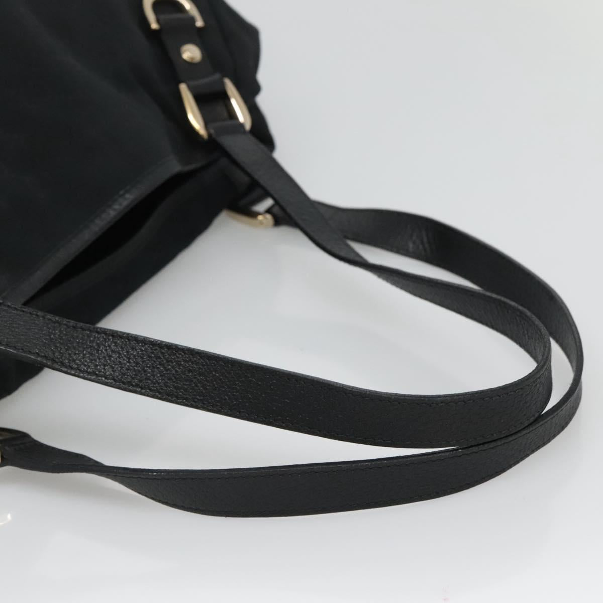 Gucci Abbey, Black, Canvas, tote