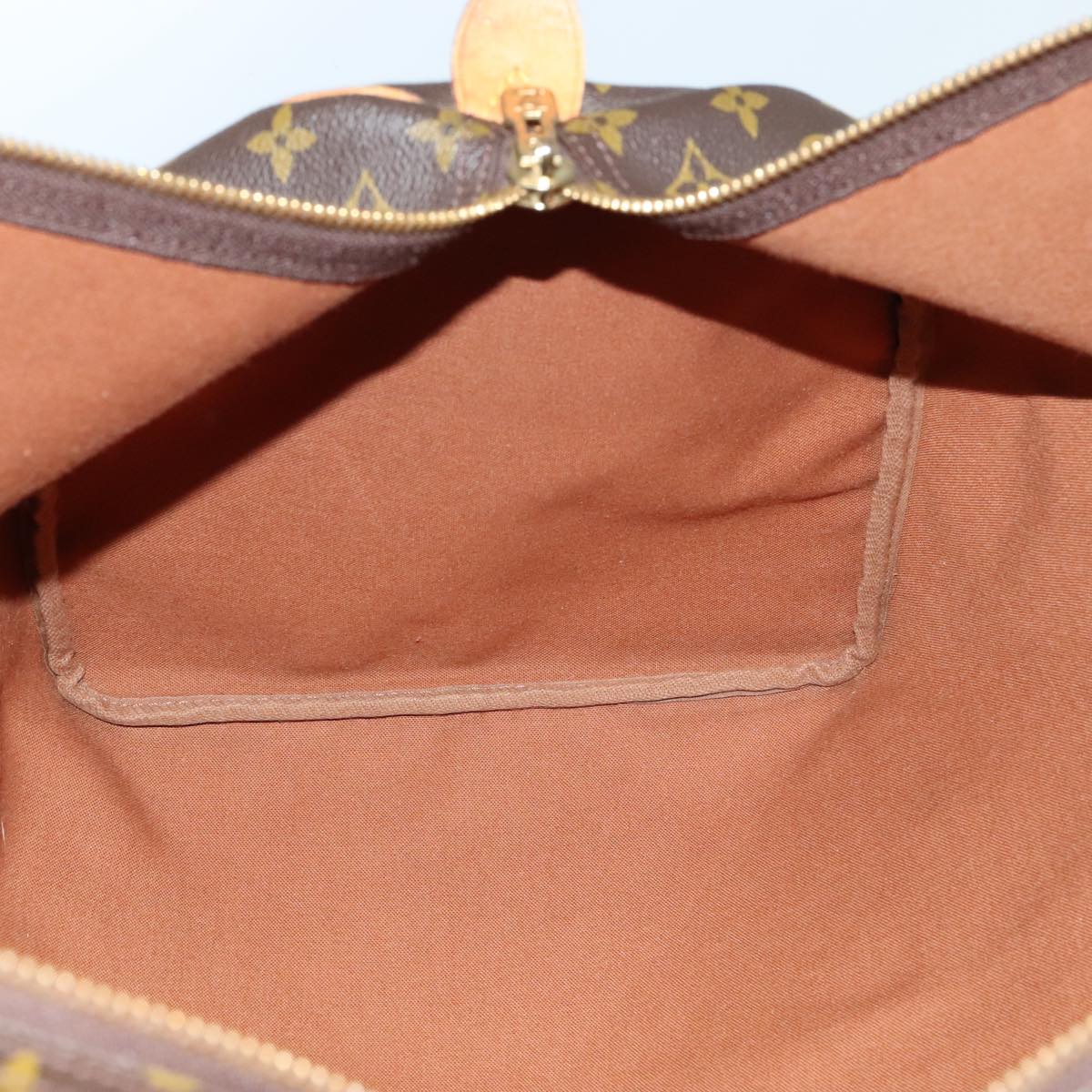 Louis Vuitton Keepall 60, Brown, Canvas, travel