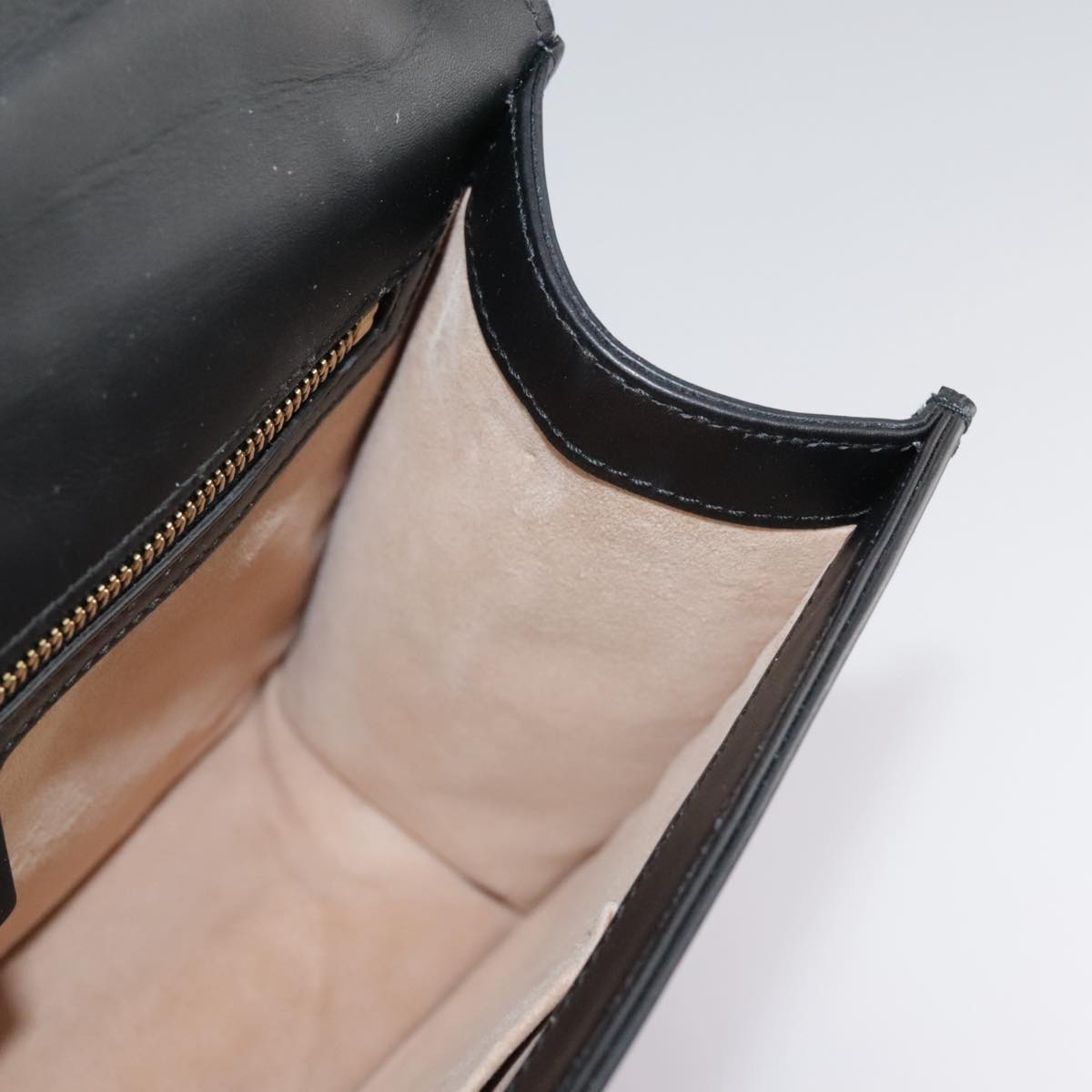 Gucci Sylvie, Black, Leather, shoulder