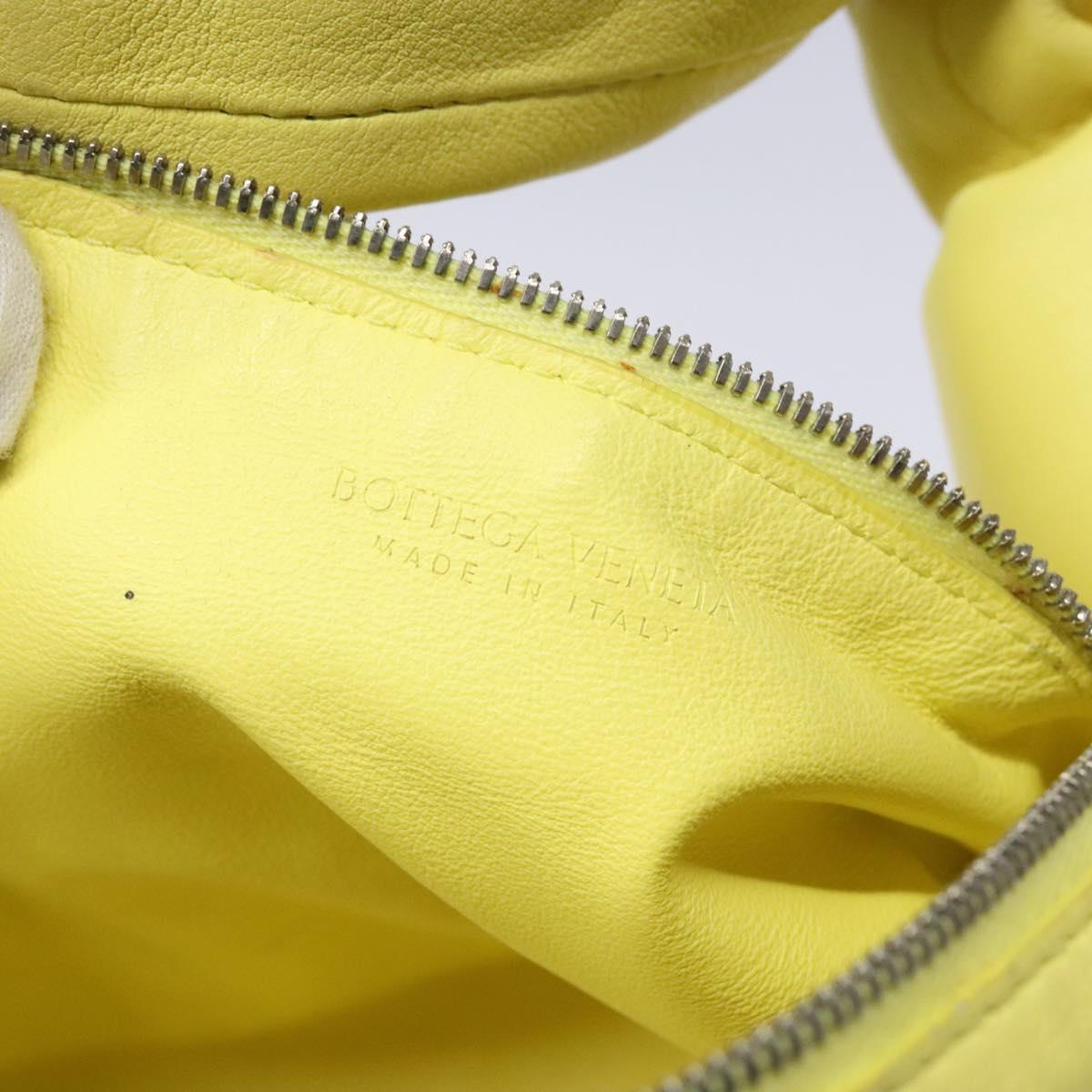 Bottega Veneta Double knot, Yellow, Leather, handbag